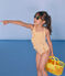 Costume intero bambina giallo BAMBOO/bianco MARSHMALLOW