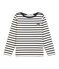 Marinière bambino beige COQUILLE/blu SMOKING