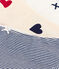 Confezione da 2 shorty bambina in cotone con cuori variante 1