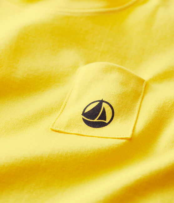 T-shirt maniche corte in jersey bambino giallo RAIPONCE