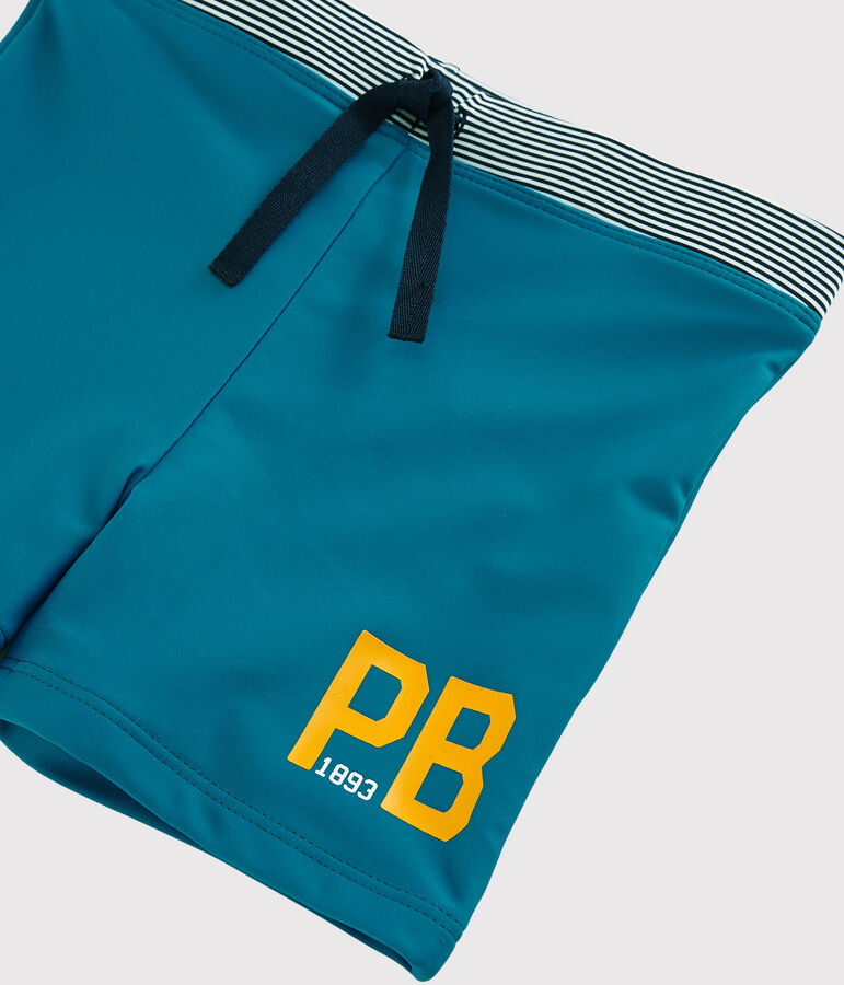 Costume da bagno riciclato bambino blu