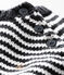Pull millerighe per bebé maschio grigio CAPECOD/bianco MARSHMALLOW