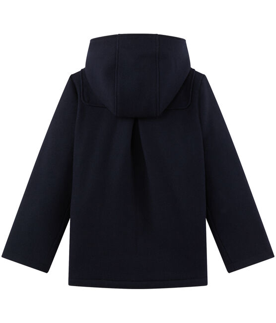 Montgomery per bambina in lana blu SMOKING