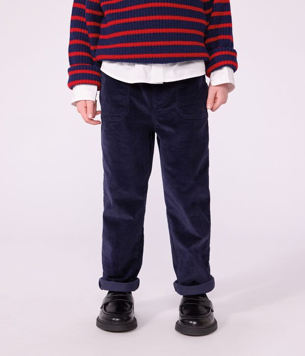 Pantaloni dritti in velluto bambino SMOKING