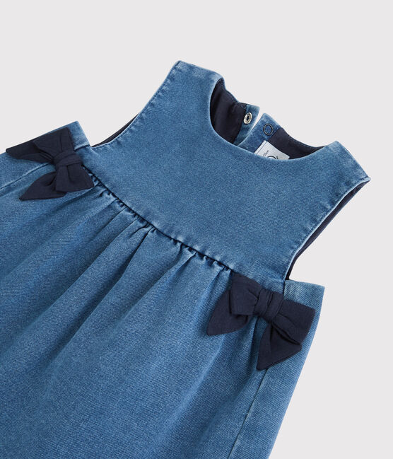 Abito in denim bebè. blu JEANS