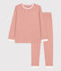 Pigiama millerighe unisex in cotone