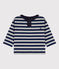 T-shirt maniche lunghe bebè in cotone blu MEDIEVAL/ FUMEE