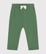 Joggers in cotone tinta unita neonato
