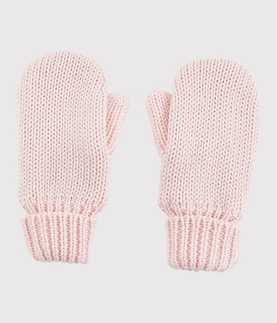 Muffole bambina rosa MINOIS/ ARGENT