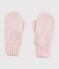 Muffole bambina rosa MINOIS/ ARGENT