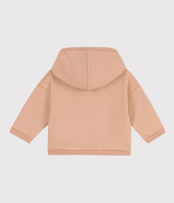 Felpa con cappuccio per bebè beige VINTAGE