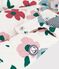 Piumino in poliestere con stampa animalier neonato ecru/rosa