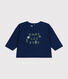 T-shirt a maniche lunghe in jersey sottile neonato