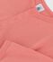 Cardigan in cotone neonato rosa PAPAYE