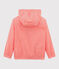 Giacca a vento bambino unisex rosa GROSEILLER/bianco MARSHMALLOW
