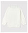Felpa in cotone bebè. bianco MARSHMALLOW