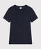T-shirt L'ICONIQUE in lino da donna blu SMOKING