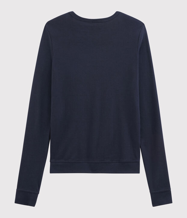 Cardigan iconico in cotone Donna blu