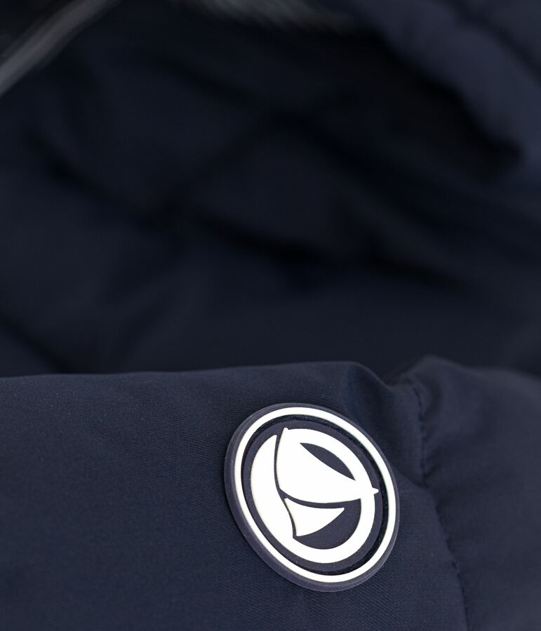 Piumino tinta unita bambino blu