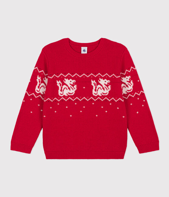 Pullover in lana e cotone bambino CORRIDA/ MULTICO