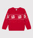 Pullover in lana e cotone bambino