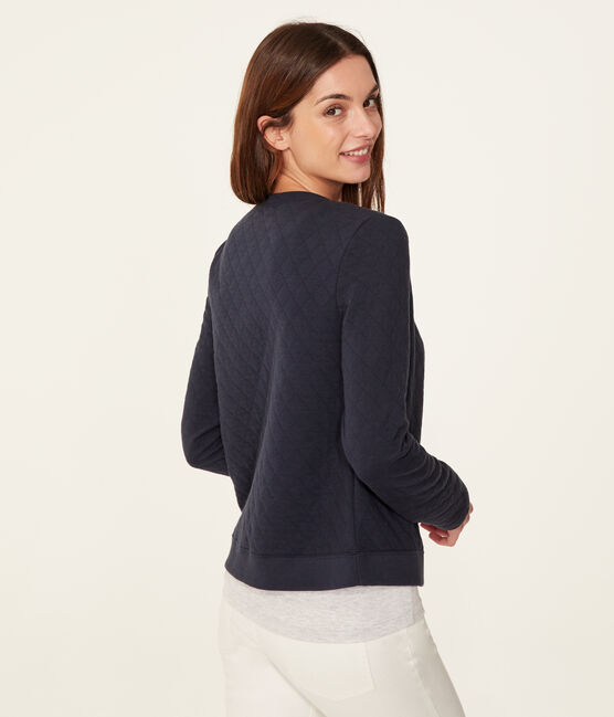 Cardigan donna blu SMOKING