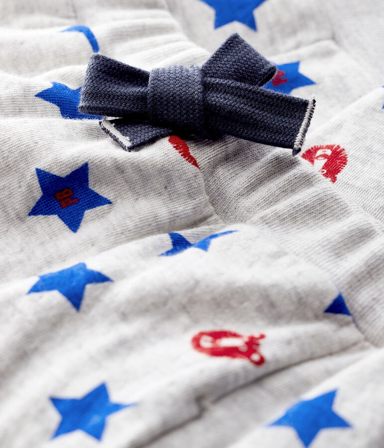 Pantalone in tubique beb&egrave; maschio grigio/multicolore