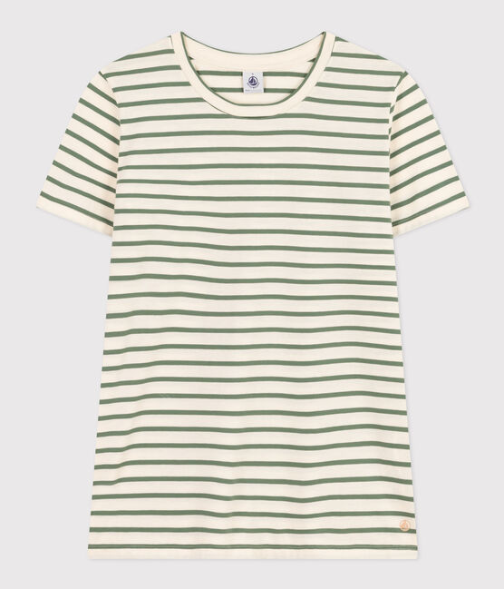T-shirt LE DROIT girocollo in cotone Donna AVALANCHE/ CROCO