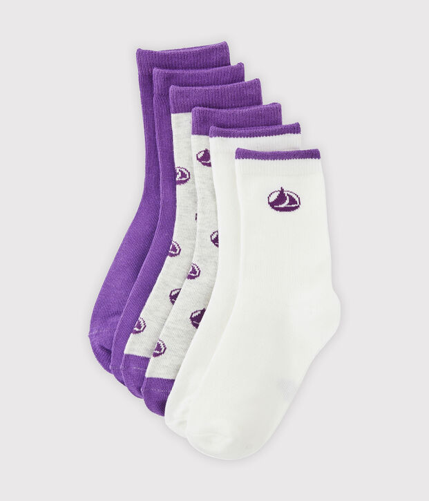 Set di 3 paia di calzini bambino multicolore