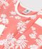 Pigiama snugfit Hawaï bambina in cotone rosa PAPAYE/ MARSHMALLOW