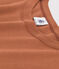 T-shirt L'ICONIQUE girocollo in cotone da donna marrone CINA