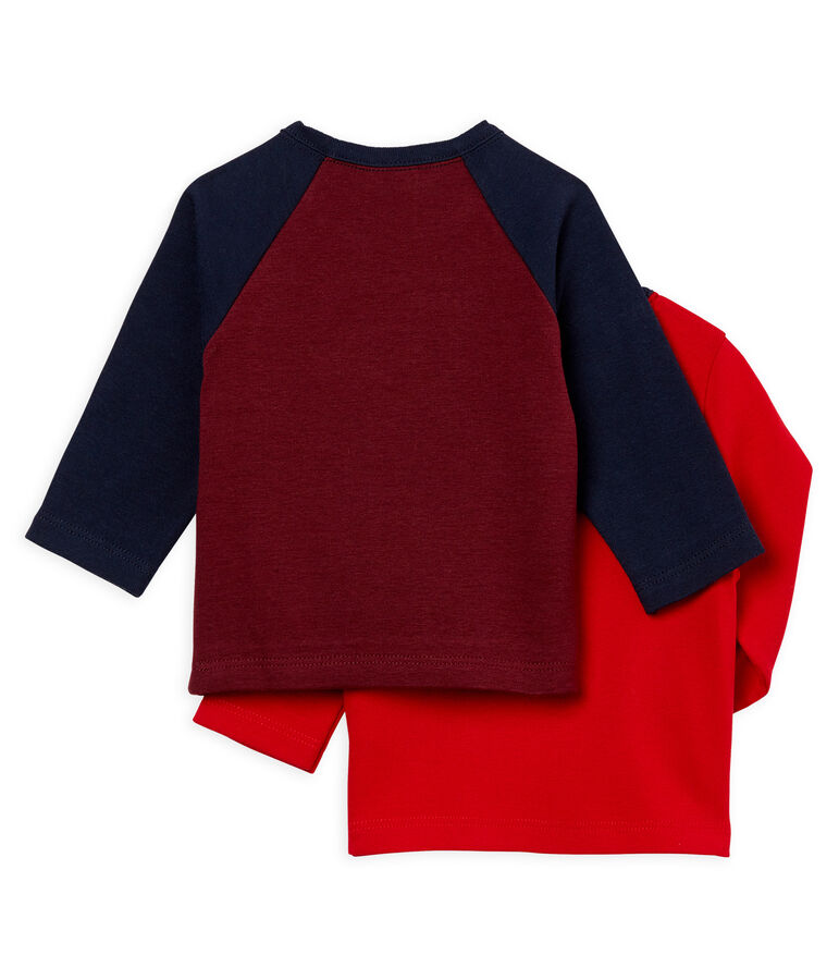 Lotto di due t-shirts per beb&eacute; maschio multicolore