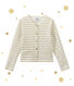 Cardigan doppio tessuto per bambina