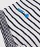 Tutina corta Monsieur Madame in cotone neonato bianco MARSHMALLOW/blu SMOKING