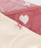 Set di 3 slip in cotone a cuori bambino variante 1