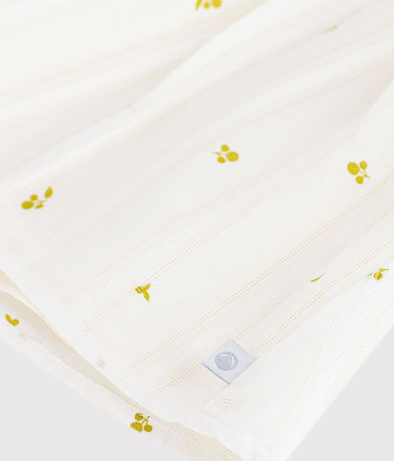 Blusa senza maniche in cotone con stampa a fiori neonata verde MARSHMALLOW/ MOSS