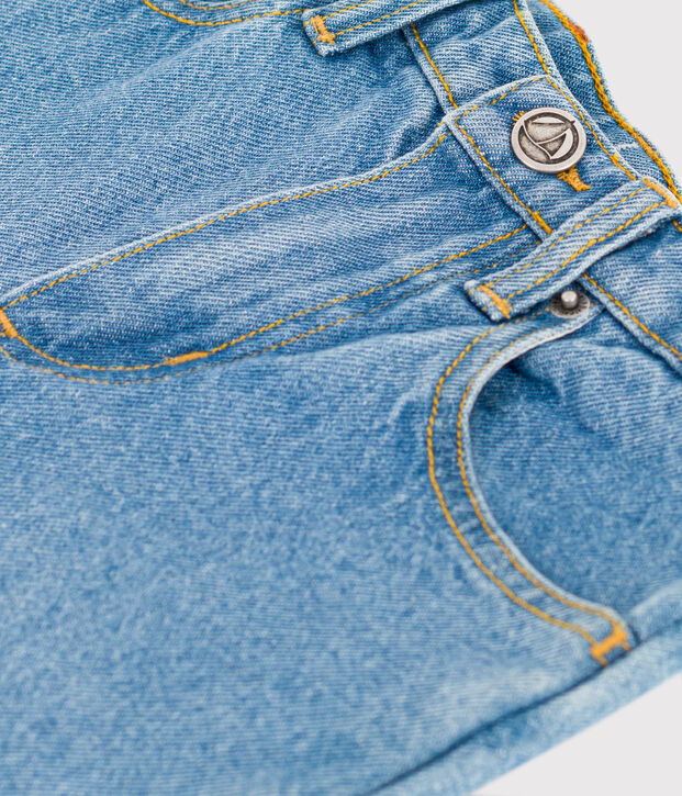 Pantalone in denim bambino blu