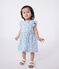 Abito e bloomer in cotone con stampa di ciliegie blu neonato blu MARSHMALLOW/ PORCELANA