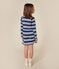 Abito a maniche lunghe in cotone spesso bambina  blu MEDIEVAL/ MONTELIMAR