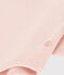 Body in cotone a manica lunga con collaretto rosa SALINE