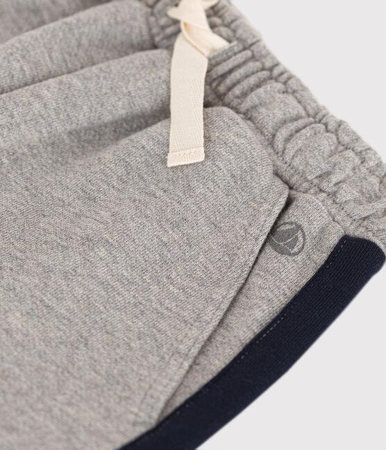Shorts in cotone bambino grigio CHATON CHINE