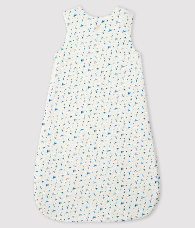 Sacco nanna beb&egrave; a costine bianco/multicolore