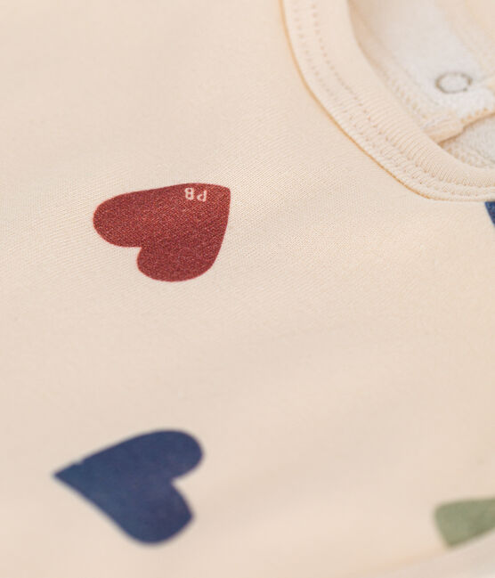 Bavaglino da neonato in cotone bianco AVALANCHE/ MULTICO