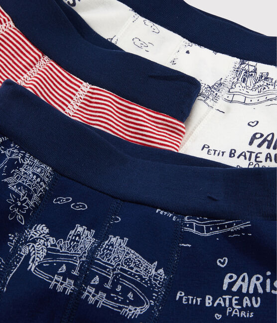 Confezione da 3 boxer tela di Jouy Parigi bambino variante 1