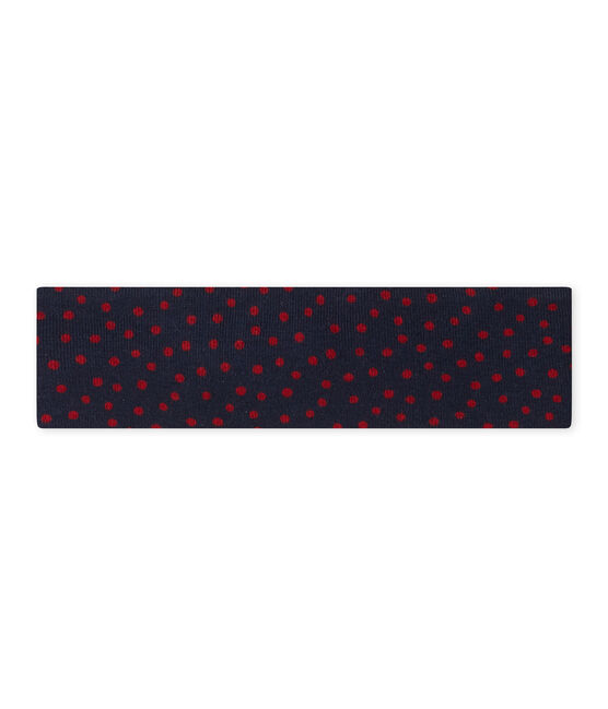 Fascia per capelli bambina con fiocco blu SMOKING/rosso TERKUIT
