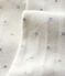 Collant a pois bebè femmina bianco MARSHMALLOW/grigio ARGENT