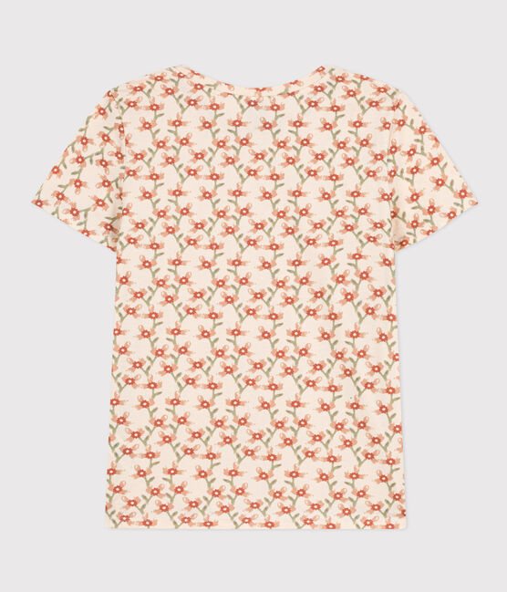 T-shirt LE DROIT girocollo in cotone Donna bianco AVALANCHE/ MULTICO