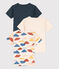 Confezione da 3 t-shirt a maniche corte bambina / bambino cotone variante 1