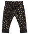 Pantalone per bebé femmina con stampa di pois dorati nero CITY/giallo DORE