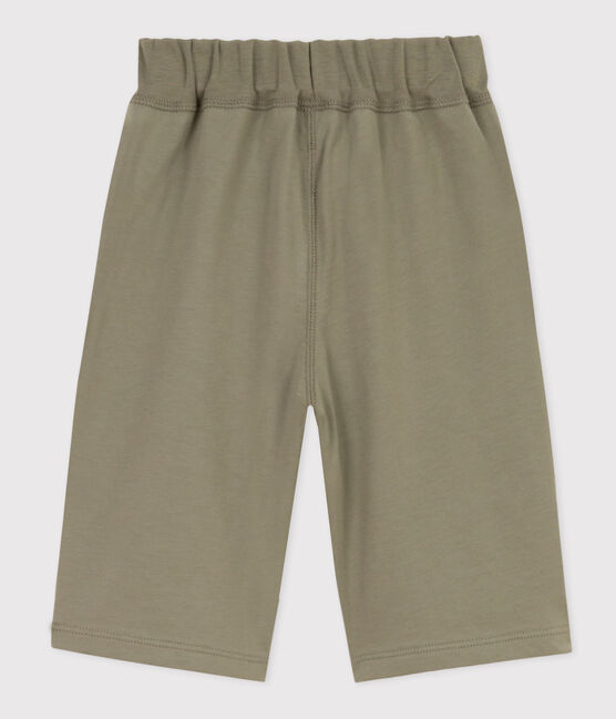 Bermuda in cotone bambino verde MARECAGE